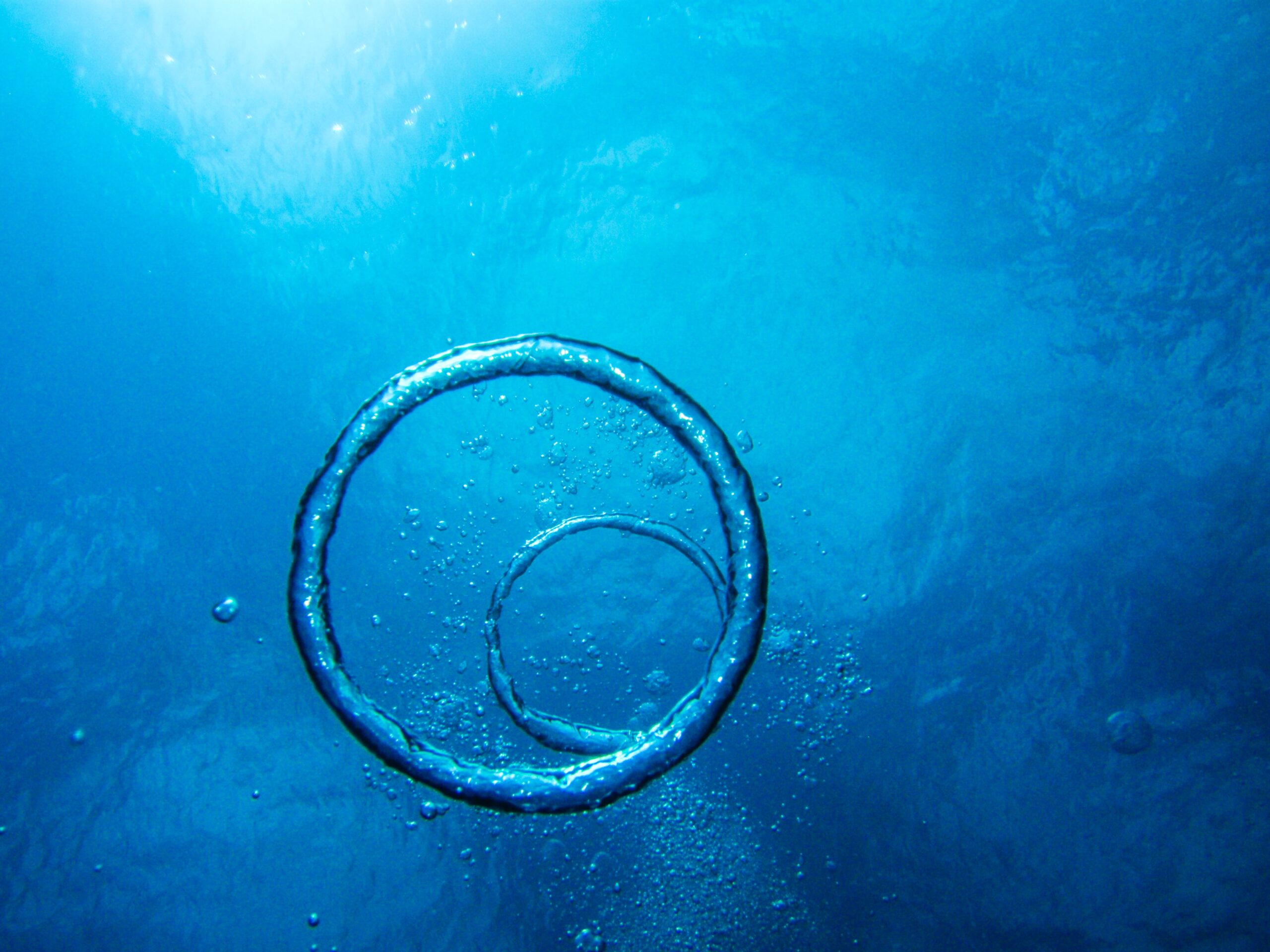Deep blue water background