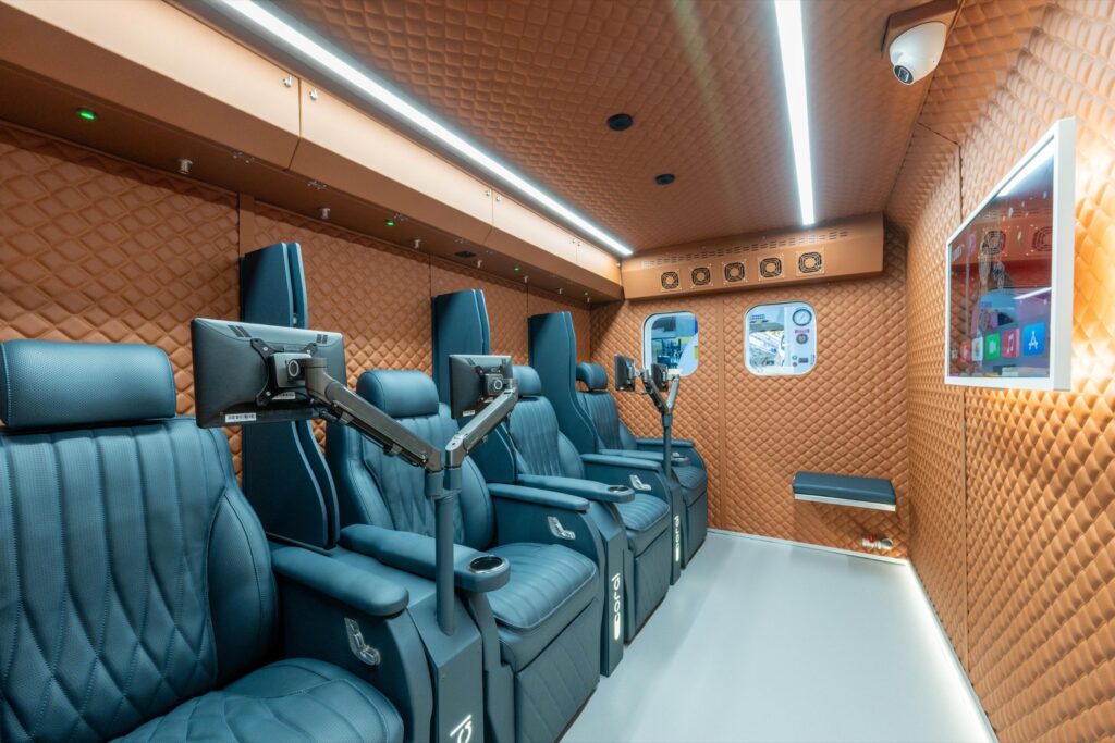Coral Cube individual reclining seats