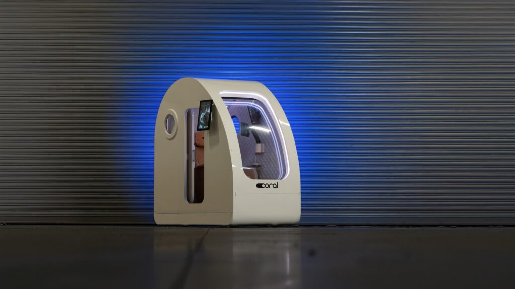 Coral Pod compact hyperbaric chamber