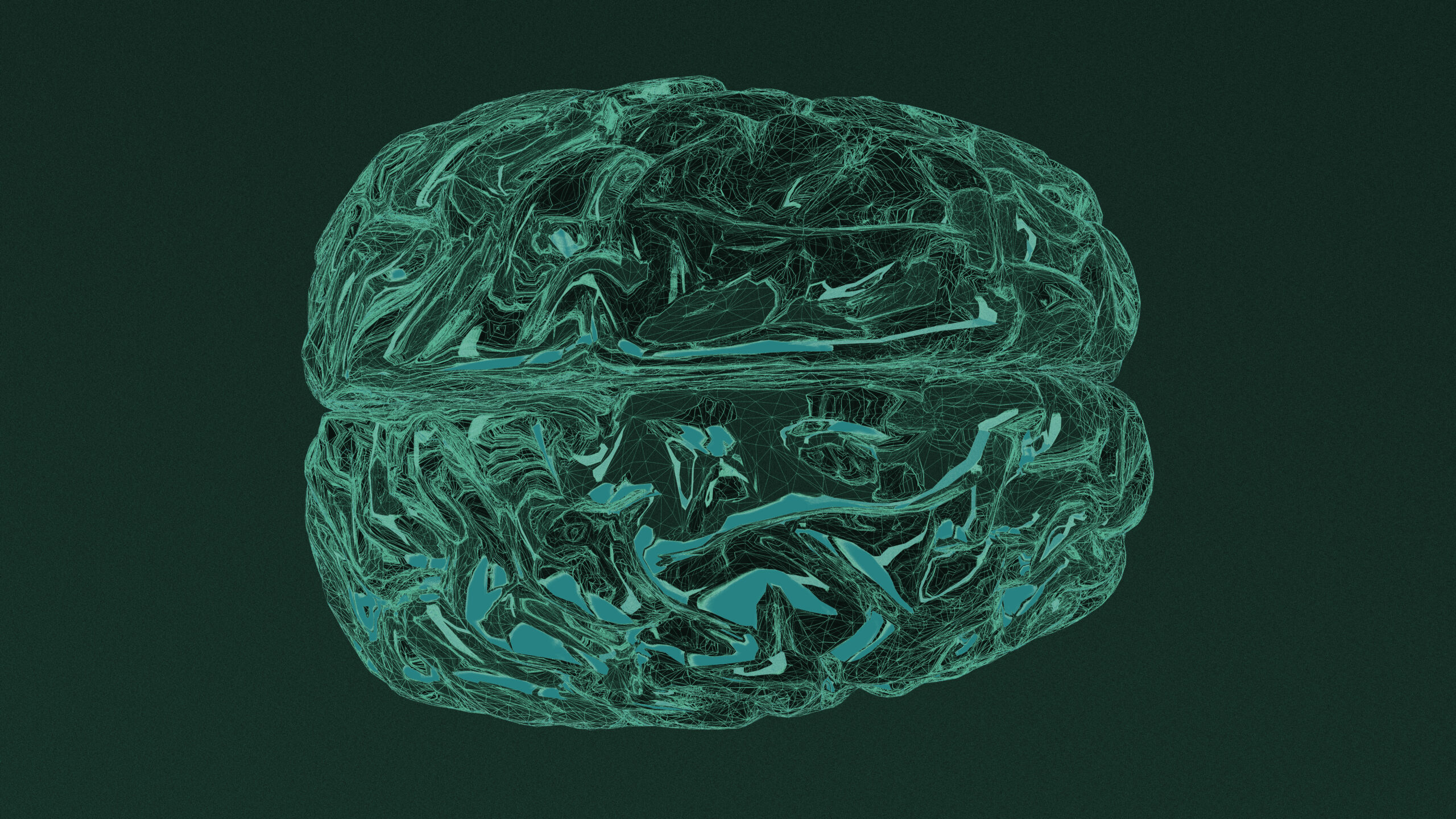 Brain illustration background