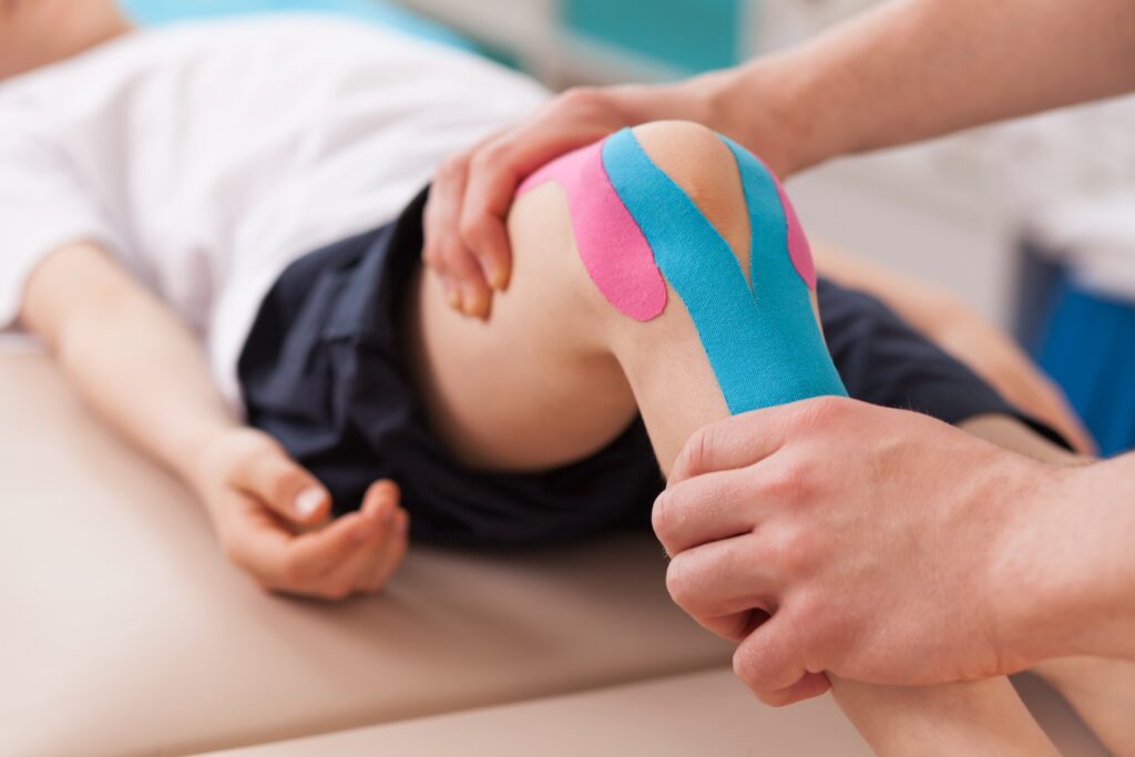 Doctor providing medical treatment