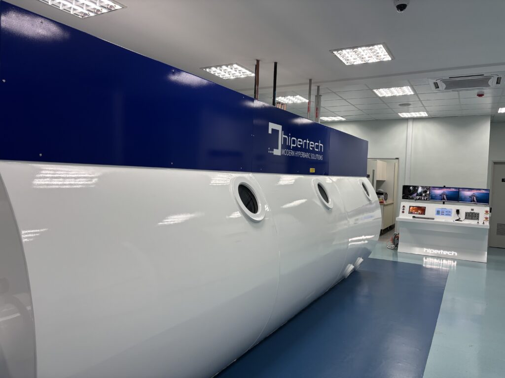 Hyperbaric chamber control panel