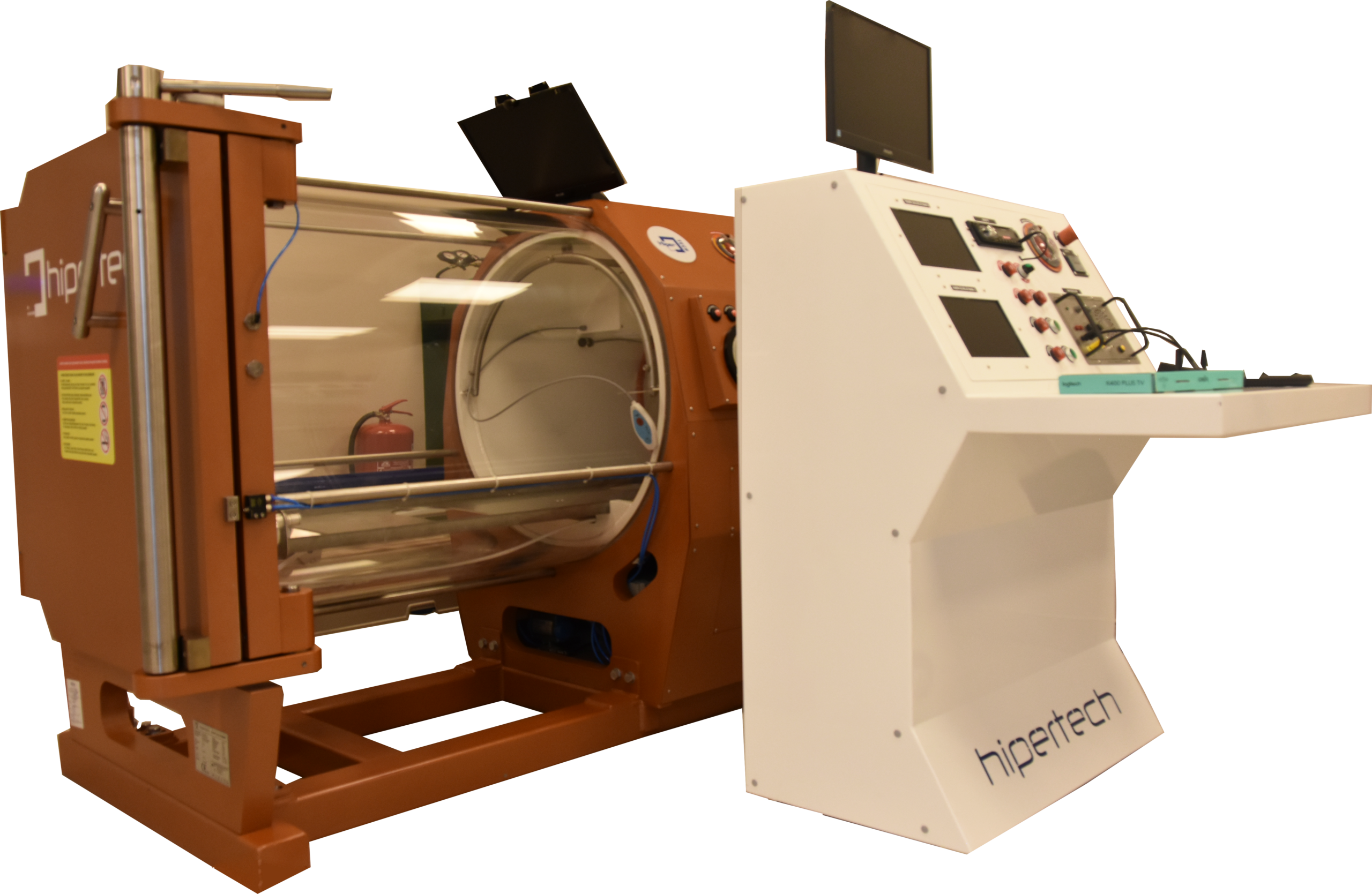 Monoplace hyperbaric chamber